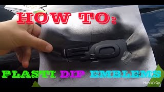 How to Plasti Dip Emblems on any car\/motorcycle | Step-by-Step | Tips