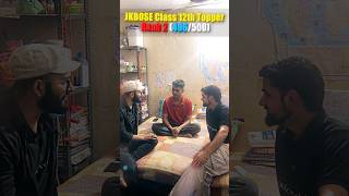 JKBOSE Class 12th Rank 2 🔥 496/500 🫡 #jkbose #jkboseresults #pw #shorts #jkbosewallah