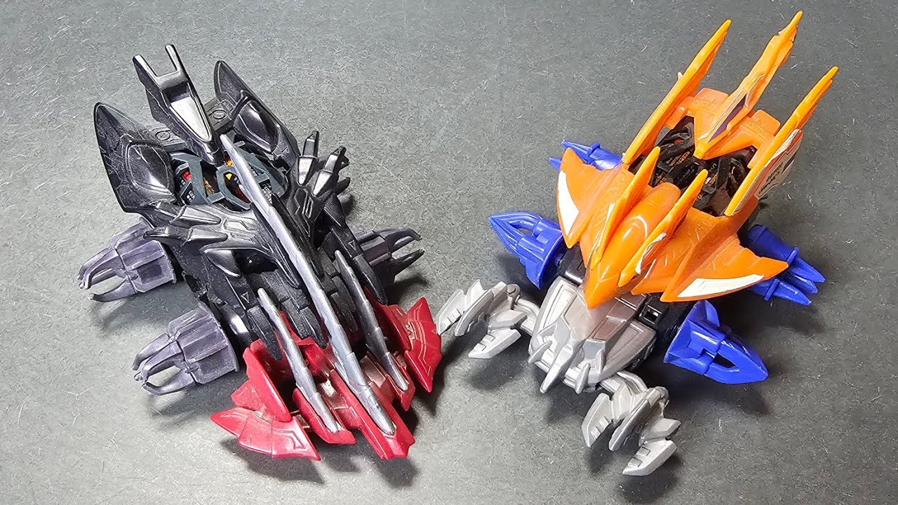 クラッシュギア カイザバーンvsグリフィード - YouTube