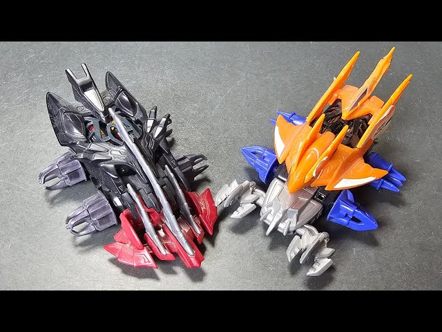 クラッシュギア カイザバーンvsグリフィード - YouTube