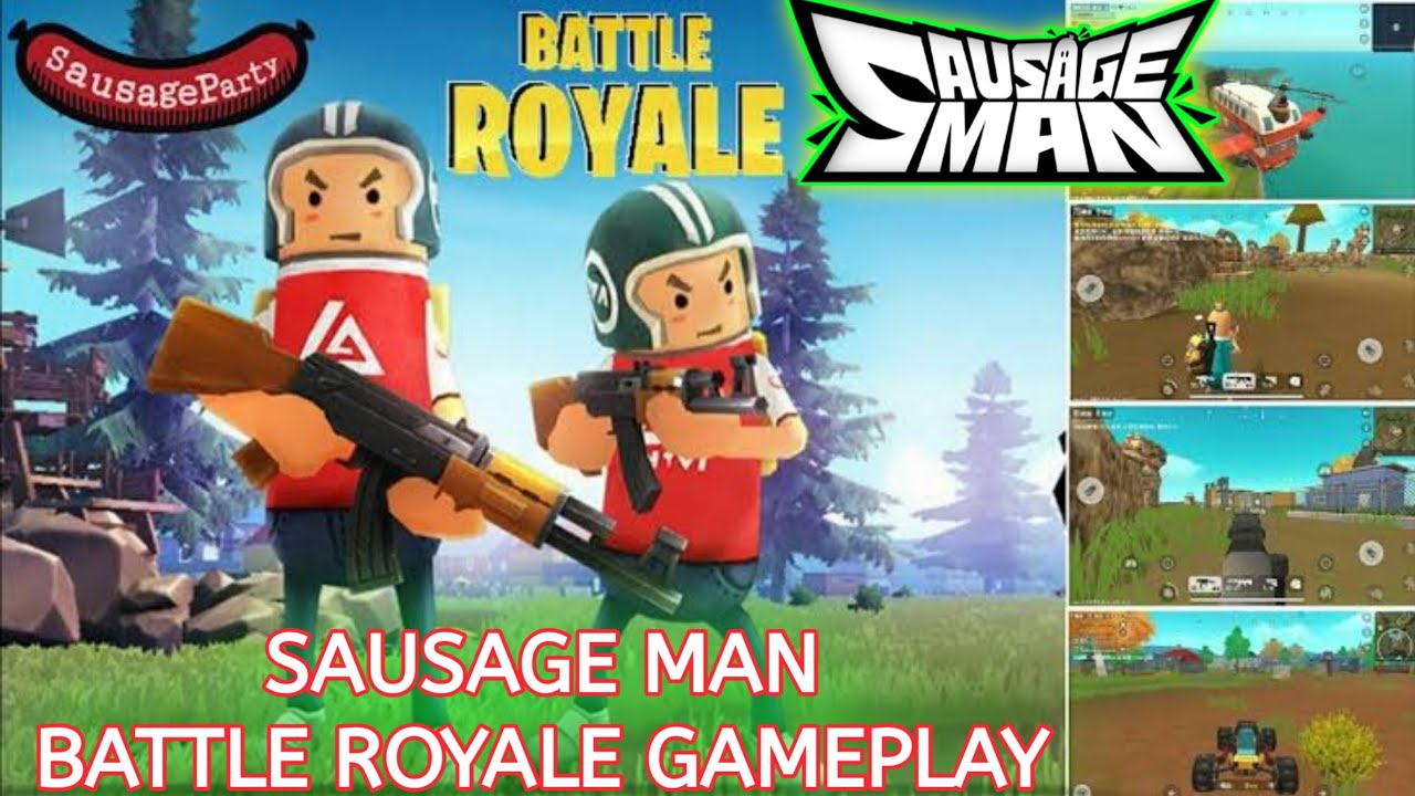Sausage Man Battle Royale Gameplay Sausage Mod Apk YouTube