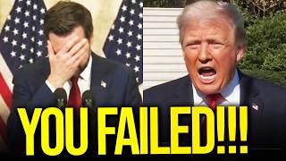 JD Vance SHAMED BY Trump for FAILING BAD