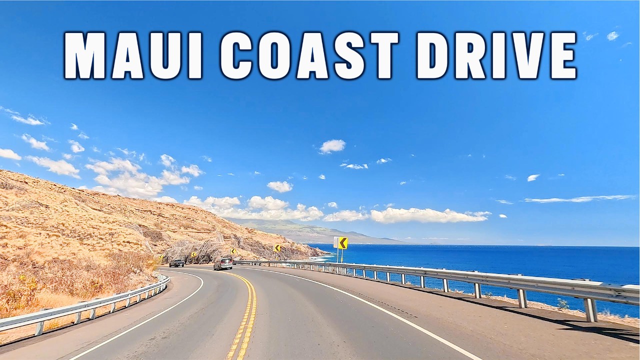 Honolua Bay to Kihei Maui | Scenic Coastal Drive in 4K (No Narration)