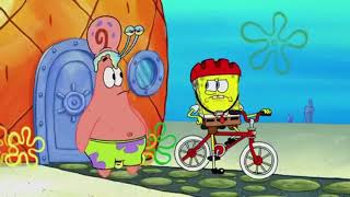 Spongebob Teaches Patrick How To Ride A Bike Ear