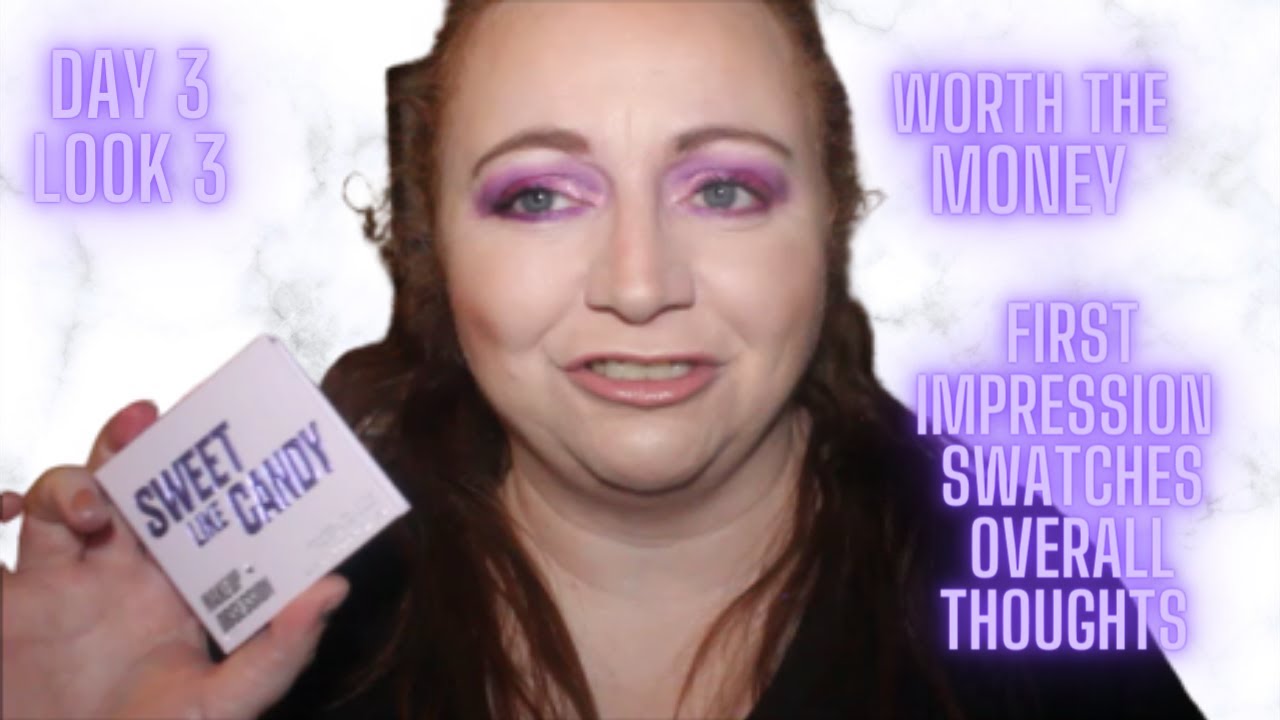 *** NEW SERIES *** DAY 3 LOOK 3 WITH MAKE UP ONSESSION SWEET LIKE CANDY EYESHADOW PALETTE
