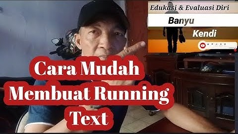 🔴Cara Membuat Running Text /Teks berjalan di KineMaster