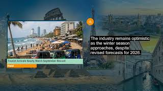 Tourist Arrivals Nearly Match September Record