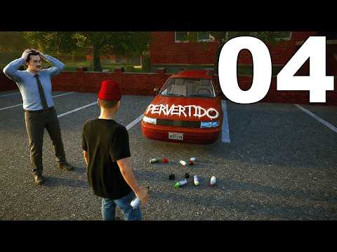 PINTAMOS el COCHE del PROFESOR PERVERTIDO | Agefield High: Rock the School PARTE 4