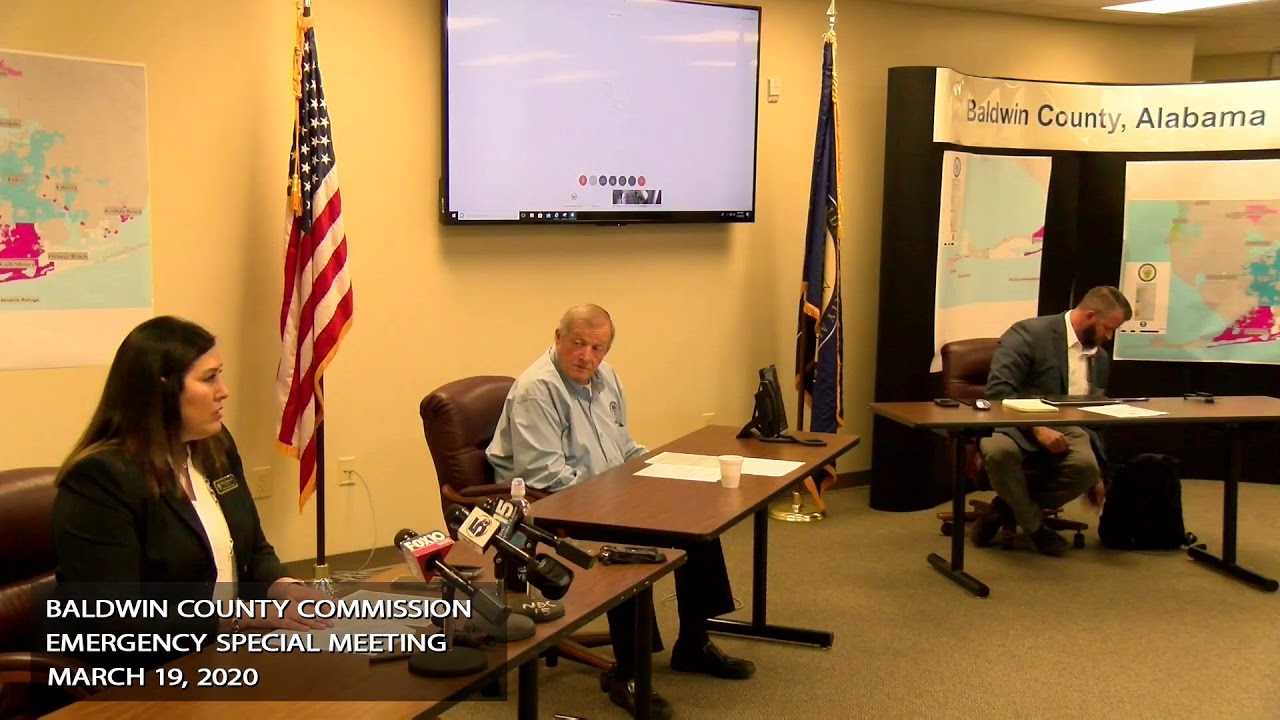 Baldwin County Leadership Response to COVID-19 March 19, 2020 - YouTube