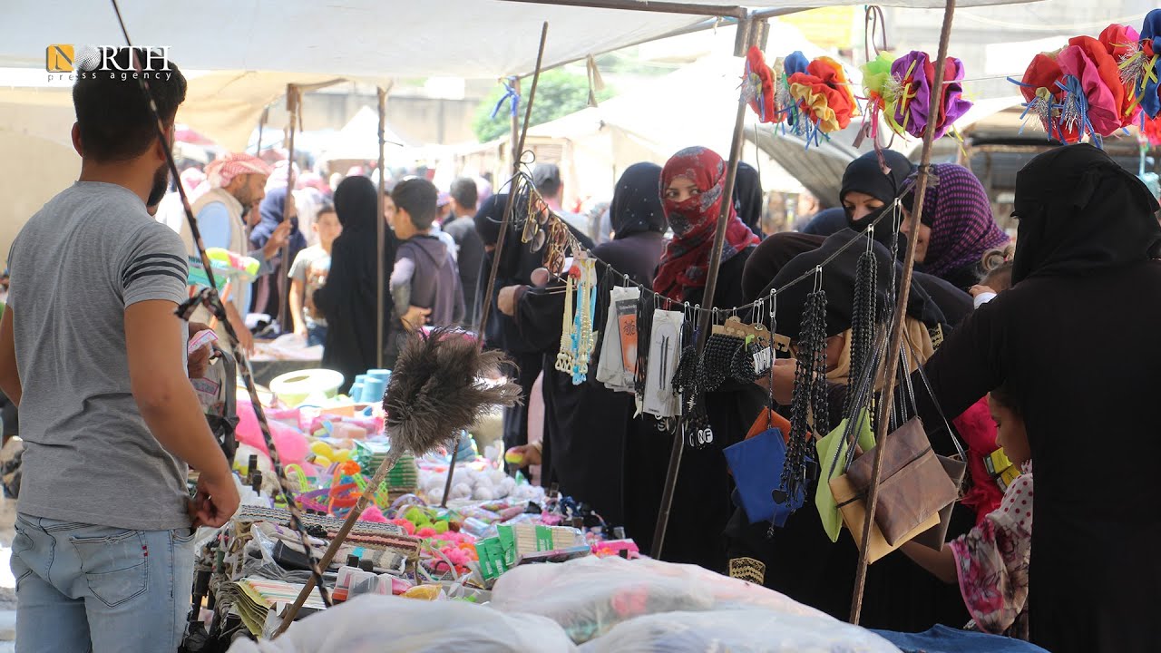 الأسواق الشعبية المتنقلة مقصد العائلات ذات الدخل المحدود في منبج وسط الغلاء