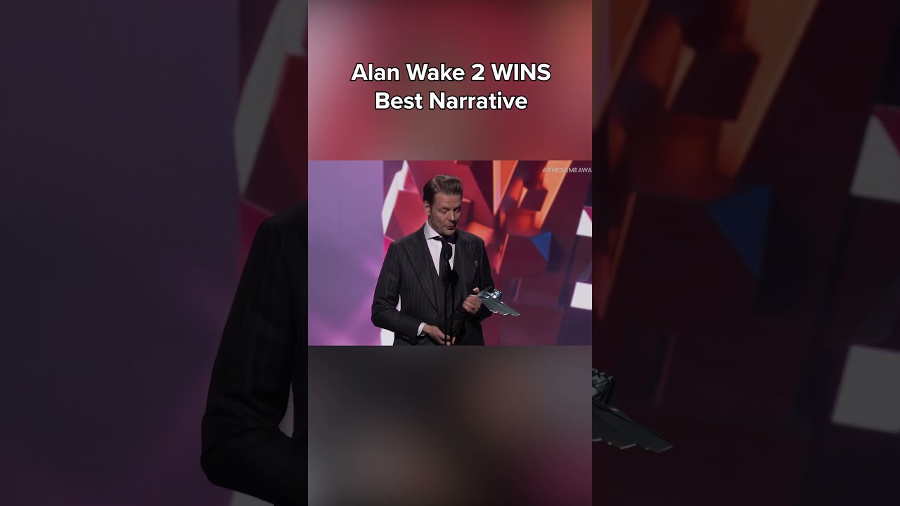 Alan Wake 2 WINS Best Narrative at The Game Awards!
