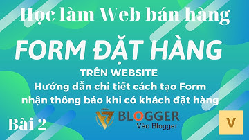 Bài 2: Tạo FORM ĐẶT HÀNG Cho Website Giống #thegioididong - Học Làm Web