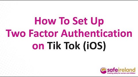 How To Set Up Two Factor Authentication on Tik Tok (iOS)