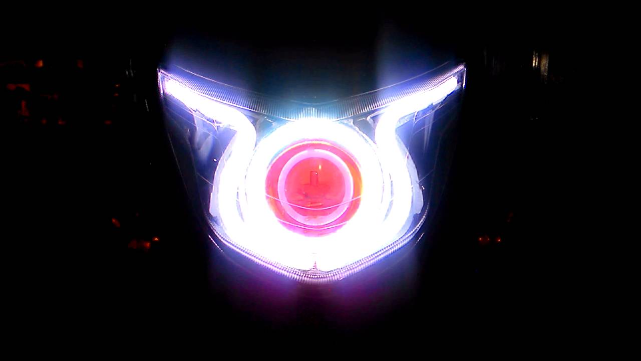 Honda Beat Pop Modif Projector DRL YouTube