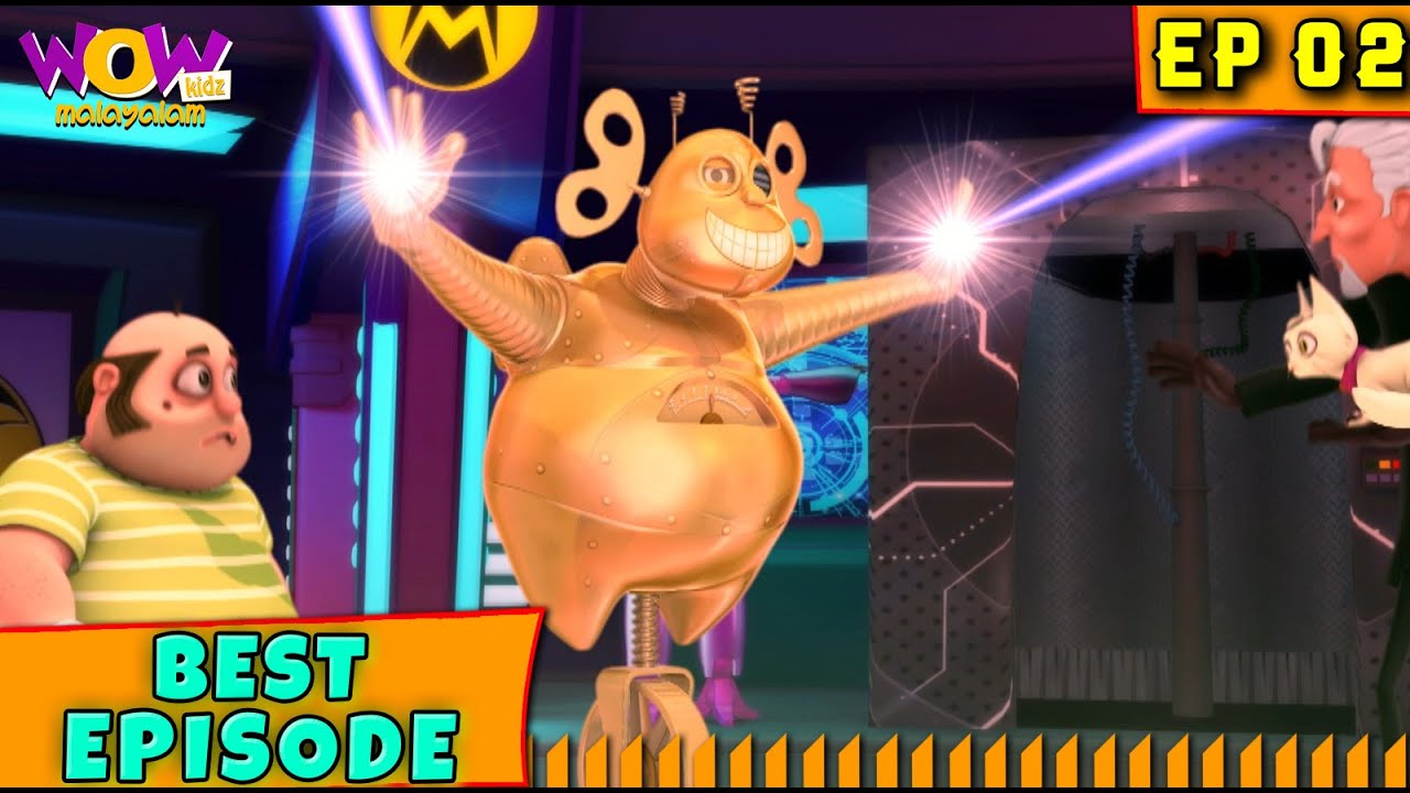 ചിരിക്കുന്ന റോബോട്ട് | Vir The Robot Boy | Best Episode 02 | Laughing Robot | Malayalam Story