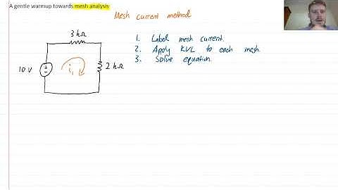 EG1012 Week 5 Video 1 - A gentle warmup towards mesh analysis