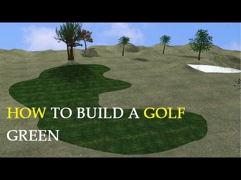 Comment construire un Green Golf