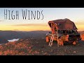 CAMPING on CLIFF with Gusty High WINDS | Zero Breeze Elechive