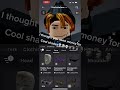 I thought you need money for cool shades 💀💀💀 #roblox