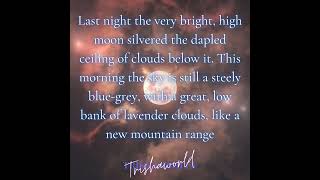 Good morning from Trishaworld 654!