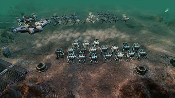 GDI | Chemical Warfare Mod | Kanes Wrath mod , 1v3 Vs Random Brutal Ai , 2020