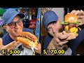 Hamburguesa BARATA VS CARA  S/. 5.00 vs S/. 70.00 | ¿vale la pena? | Dilo Nomás @guiadebolsilloo