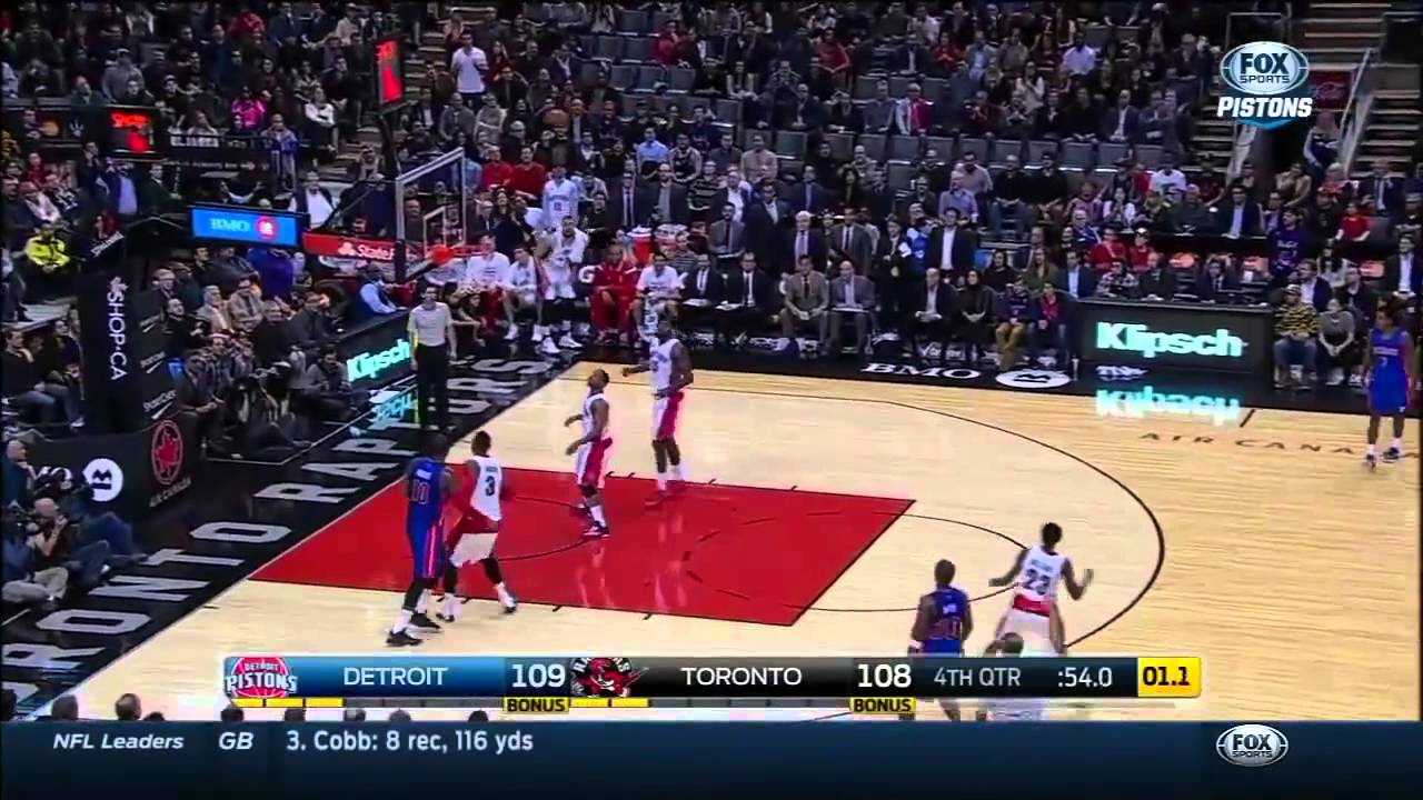 Detroit Pistons vs Toronto Raptors Highlights January 12, 2015 NBA