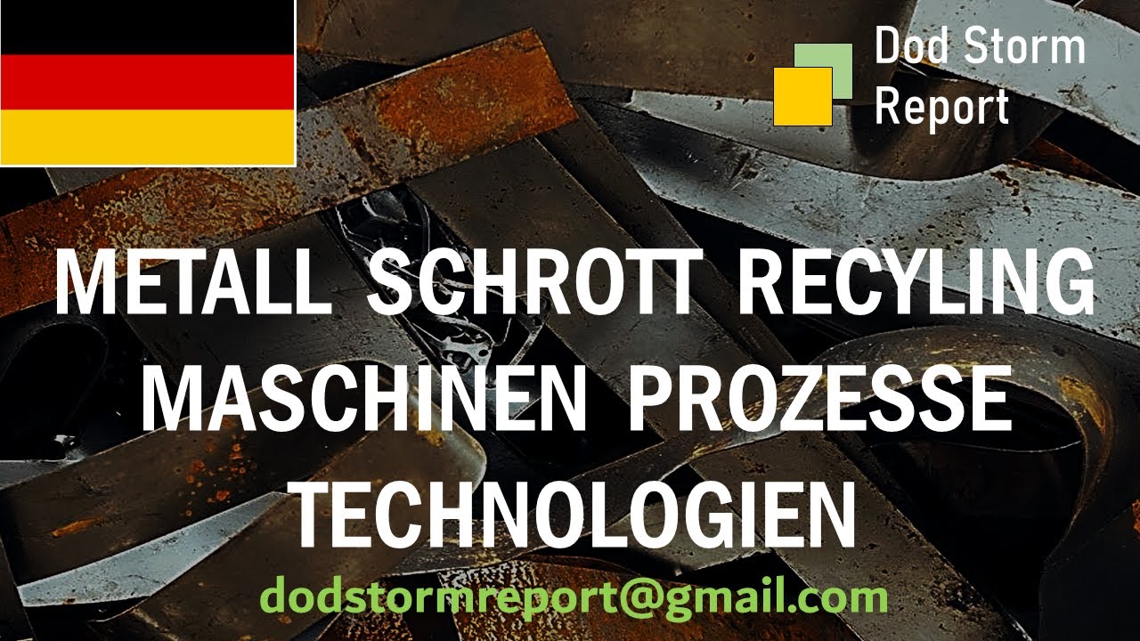 Metallrecycling: Brechen, Schneiden, Scheren, Zerkleinern, Ballenpressen und Brikettieren