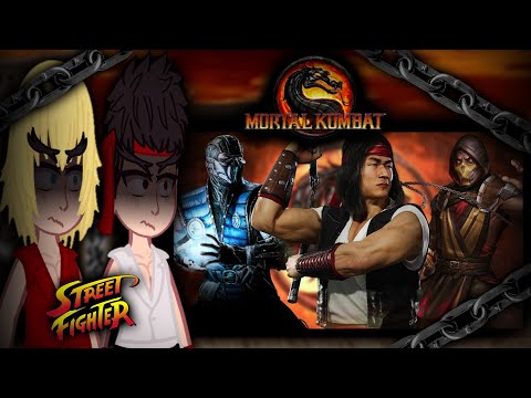 Street Fighter react to Mortal Kombat (Fatalities, edits, etc) | All Parts | Gacha React π§π·πΊπ²