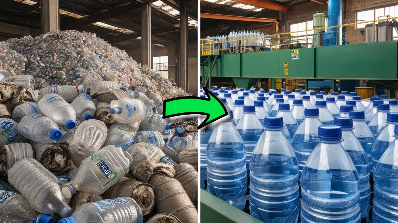 From waste to resources: Amazing process Recycling Plastic Bottle into New one
