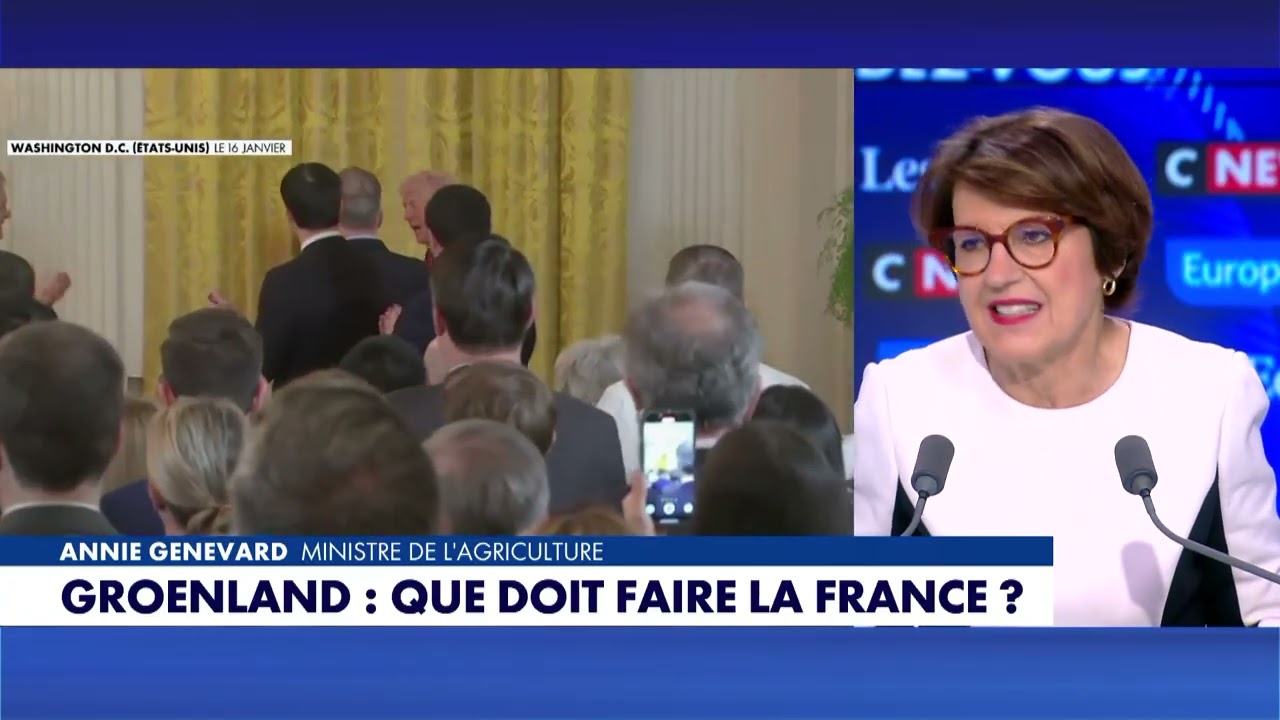 Menace de surtaxes douanières : Donald Trump a «beaucoup à y perdre aussi», juge Annie Genevard