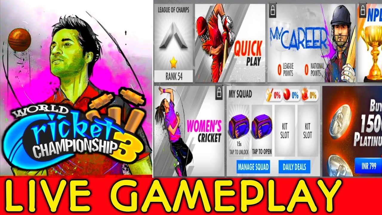 🔥WCC3 LIVE GAMEPLAY AND FIRST LOOK | CAREER MODE AND WOMENS CRICKET