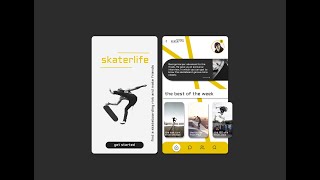 App design for skateboarders screenshot 2