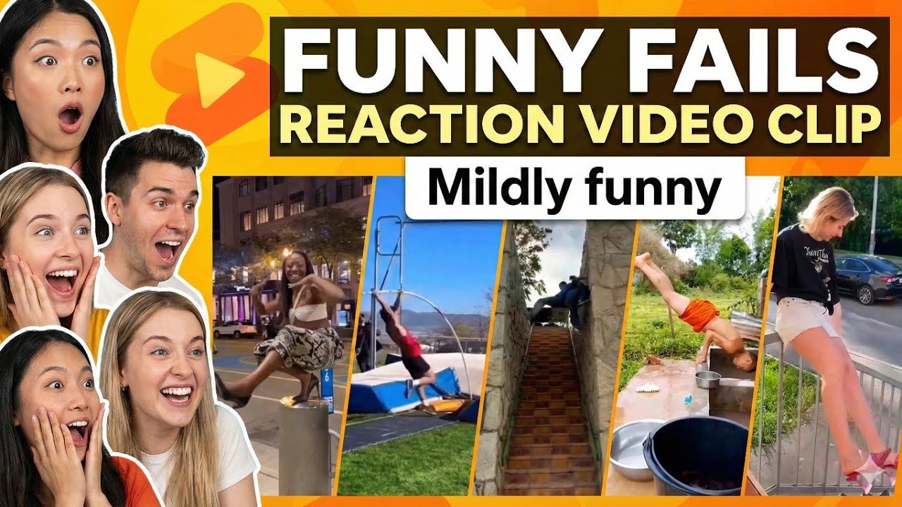 Girls Funny Fails & Stunts Gone Wrong - Reaction Video 🤣🤣