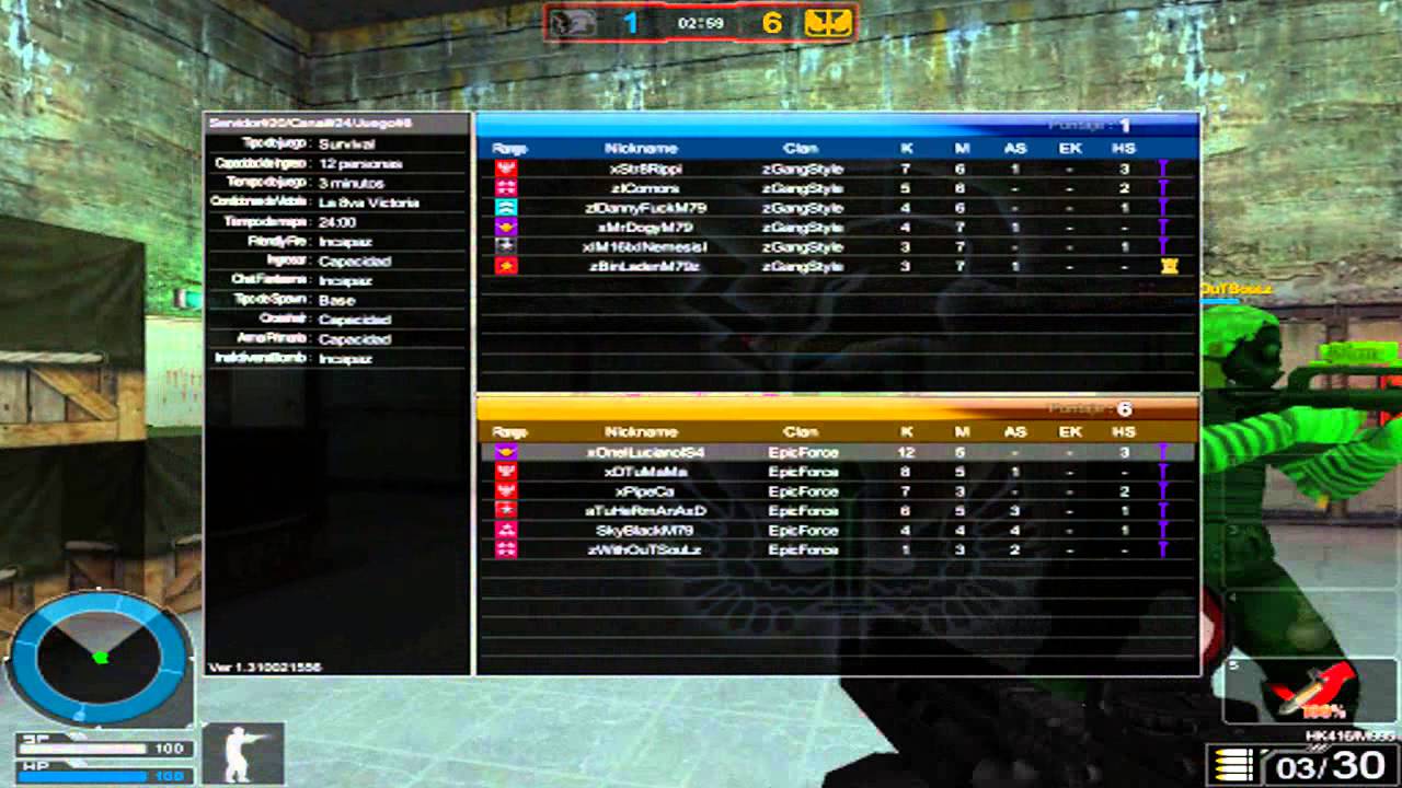 EpicForce VS zGangStyle I CW Oficial