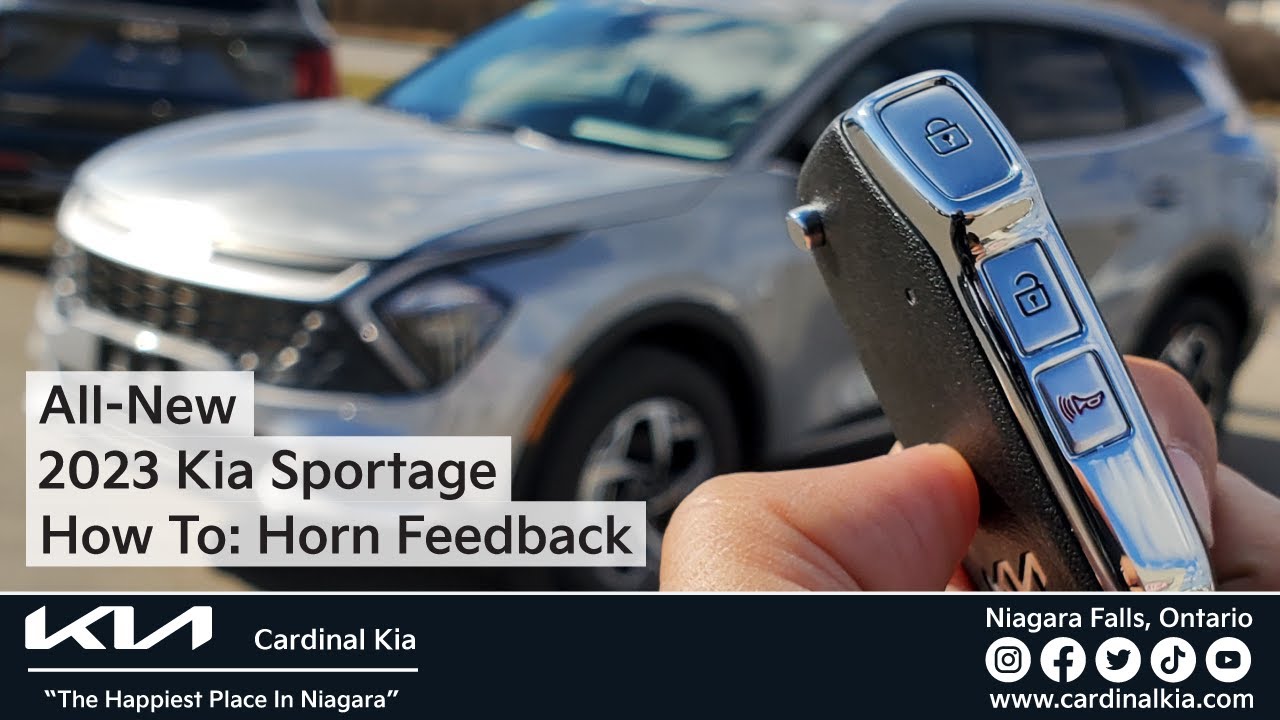 AllNew 2023 Kia Sportage How To Use Your Horn Feedback! YouTube