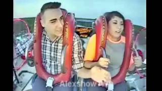 Реакция людей на американские горки Теряют сознание Реакция людей на американские горки Теряют сознание