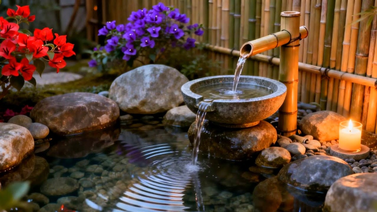 Whisper of Zen | Bamboo Water Spa Music for Inner Peace”