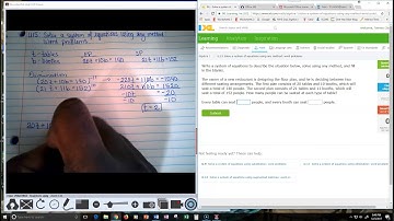 IXL U15 Solve a system of equation using any method word pro