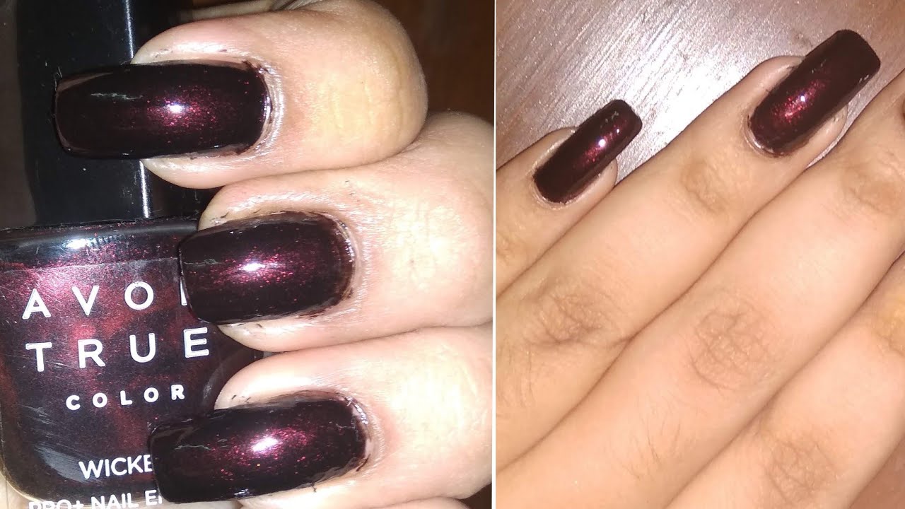 AVON TRUE COLOR PRO + NAIL ENAMEL Swatches YouTube