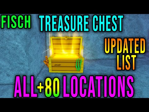 NEW ALL TREASURE CHEST LOCATIONS FISCH Roblox 