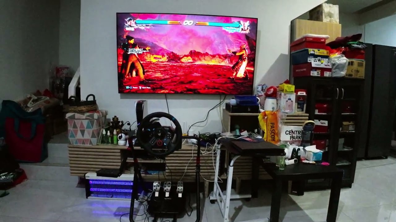 PS5 Tekken 7 with Brook Wingman FGC2 : 7in1 Dobe Arcade stick, hitbox and powera