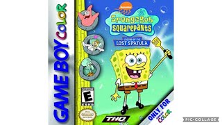 Opening to SpongeBob SquarePants: Legend of the Lost Spatula 2001 GBC Game