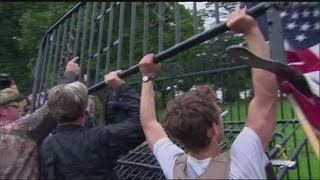 Protests erupt over closed war memorials