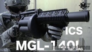 ICS MGL140L ６連グレネードランチャーをマック堺がレビュー#39 - YouTube