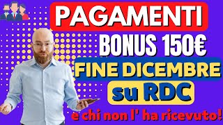 PAGAMENTI BONUS 150 EURO SU REDDITO DI CITTADINANZA E LAVORATORI DOMESTICI, FINE DICEMBRE 2022 PAGAMENTI BONUS 150 EURO SU REDDITO DI CITTADINANZA E LAVORATORI DOMESTICI, FINE DICEMBRE 2022