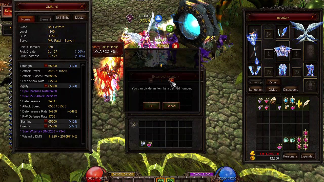 Fatal Mu Online - Season 15 - Criando Asas LV 4 (Wings Lv 4)