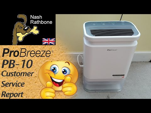 Pro Breeze PB-10 Dehumidifier Customer Service Experience.