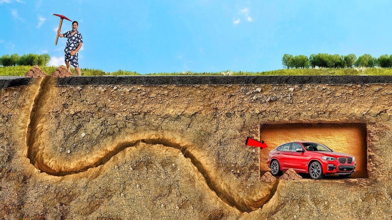 crazy xyz new video :👉  जमीन में दफ़न BMW का क्या होगा हाल