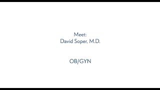 Dr. David Soper, OB/GYN - MUSC Health